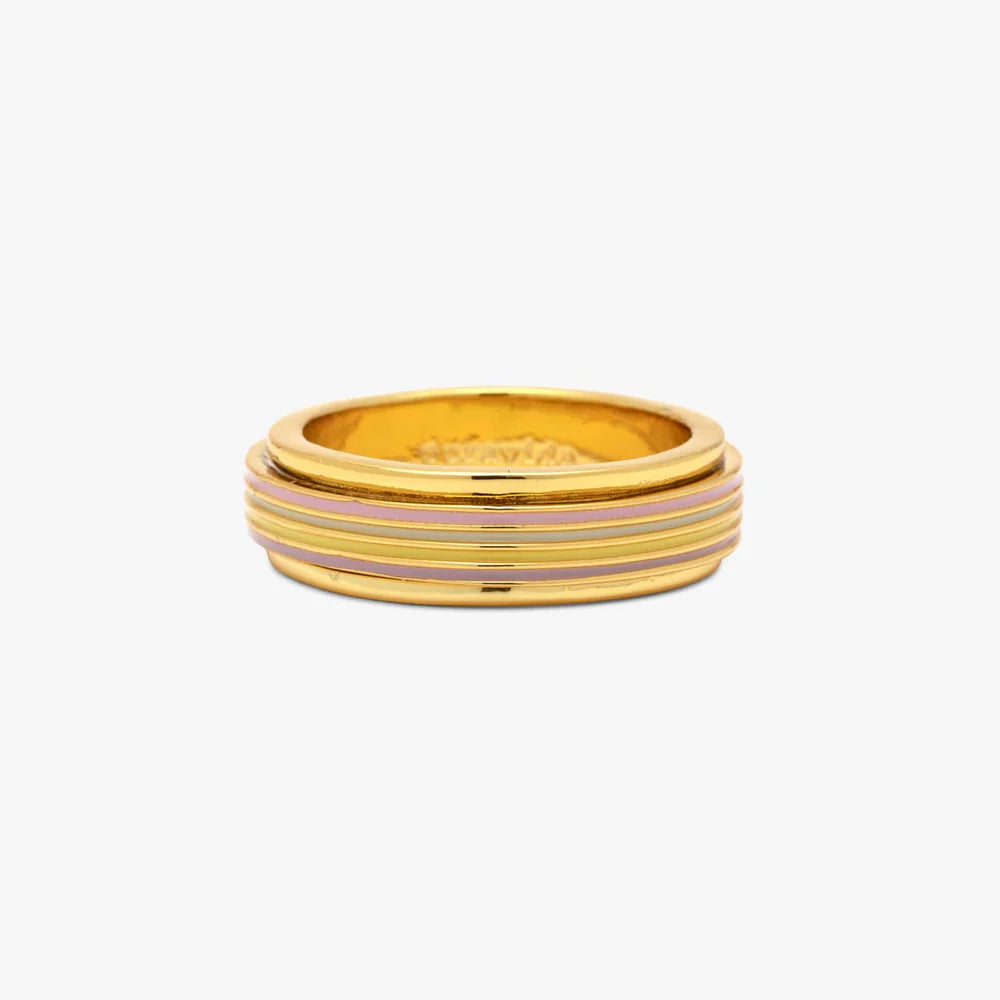 Pastel Stripe Fidget Ring