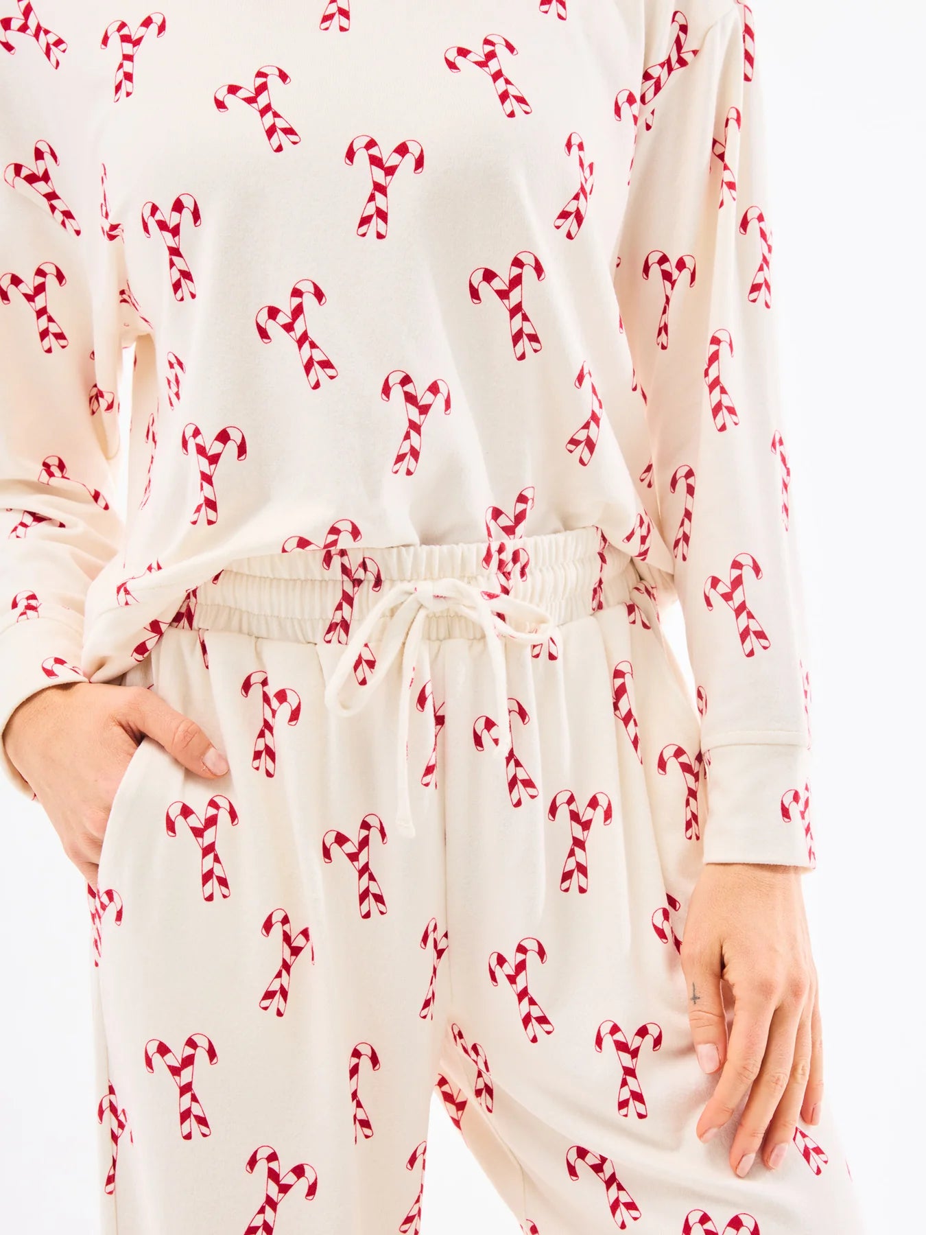 Candy Canes Pajama Set