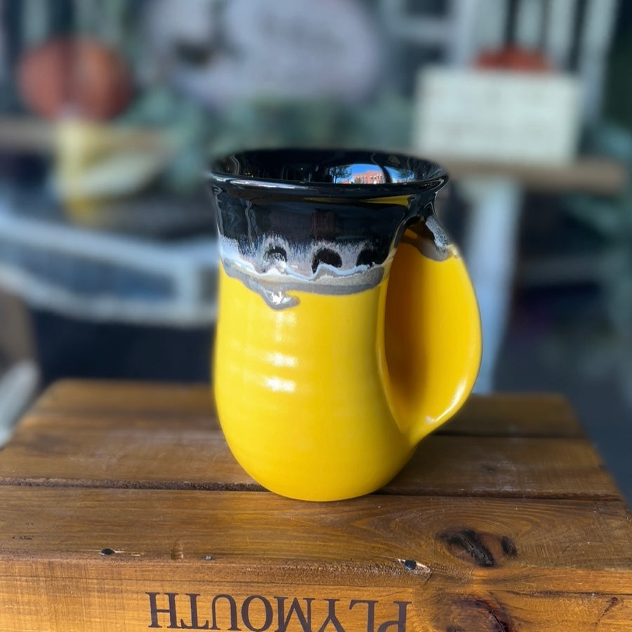 Yellow Handwarmer Mug