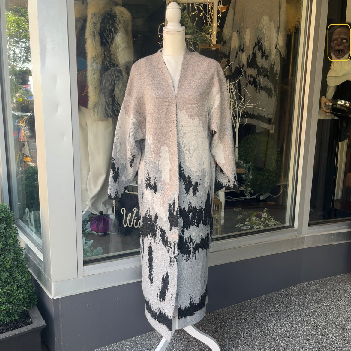 Winter Snowscape Cardigan