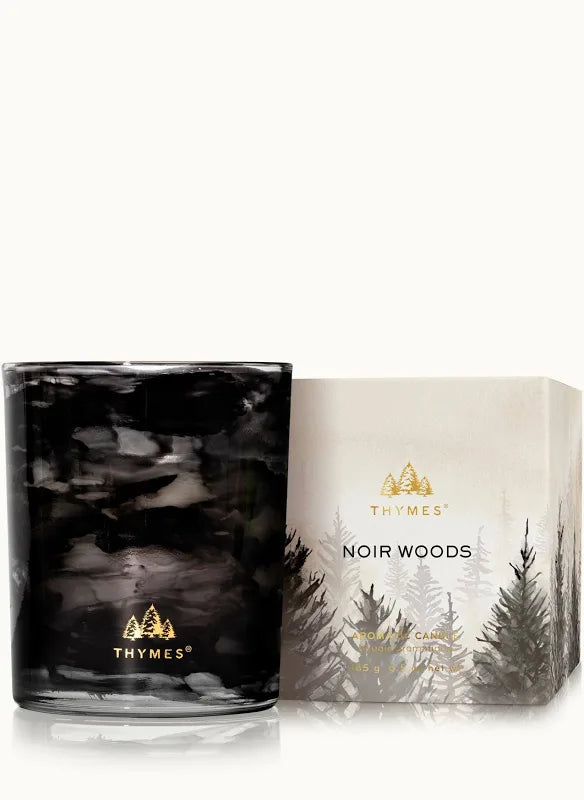 Thymes Noir Woods Candle