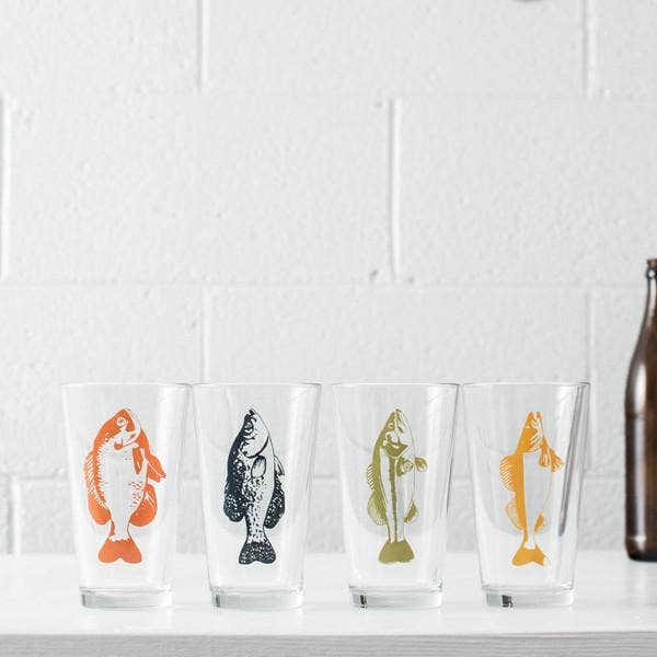 Gone Fishin' Pint Glass