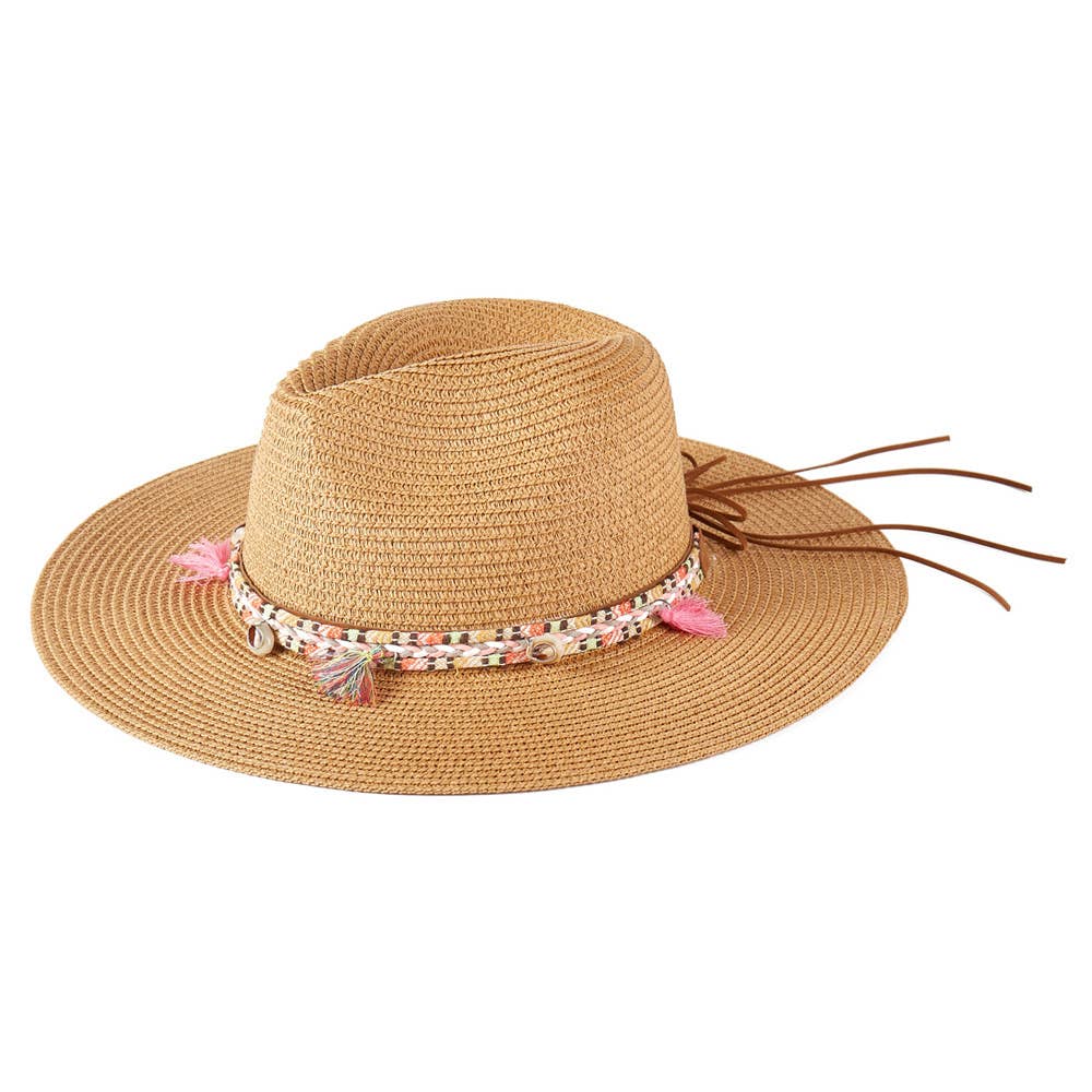 Taupe Boho Sun Hat