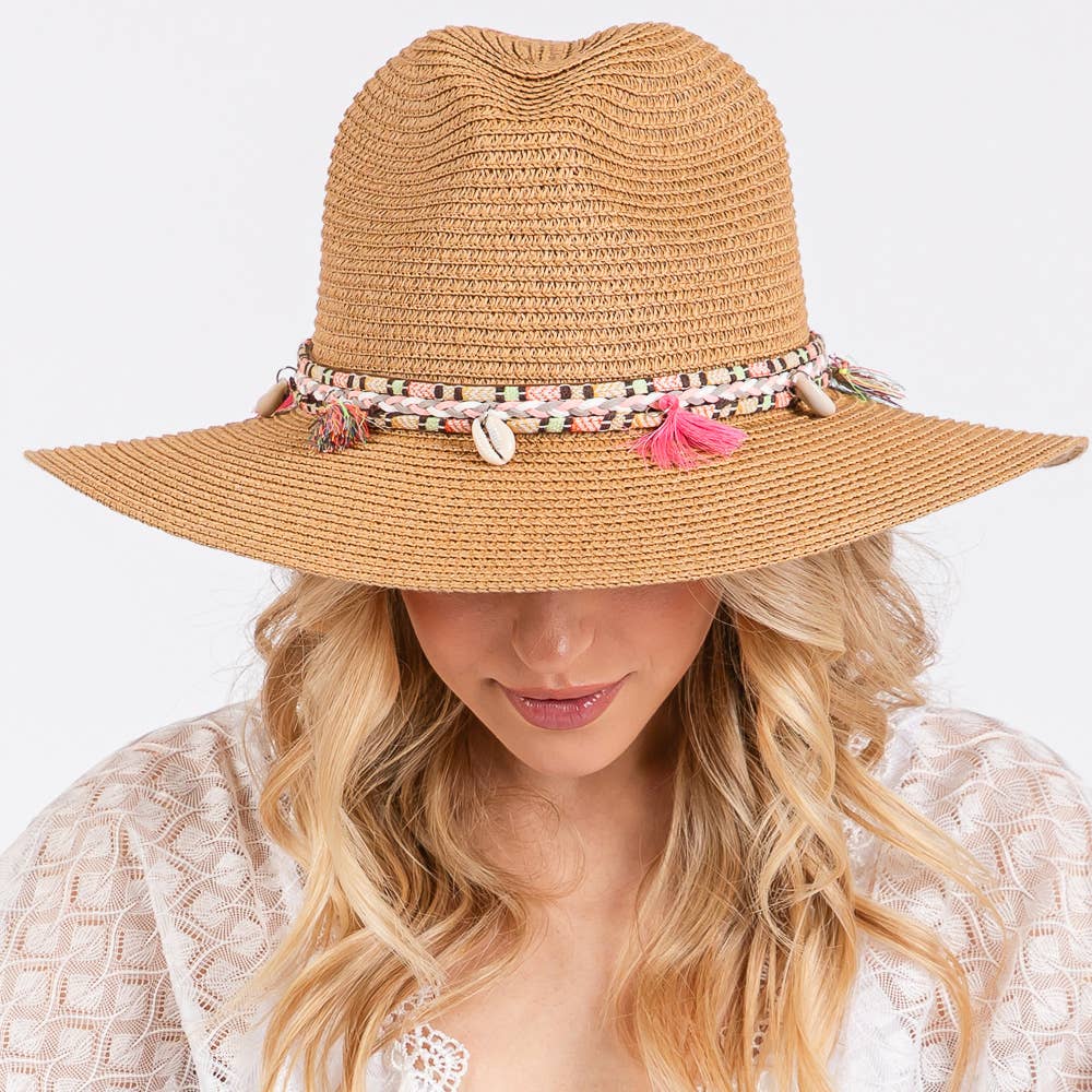 Taupe Boho Sun Hat