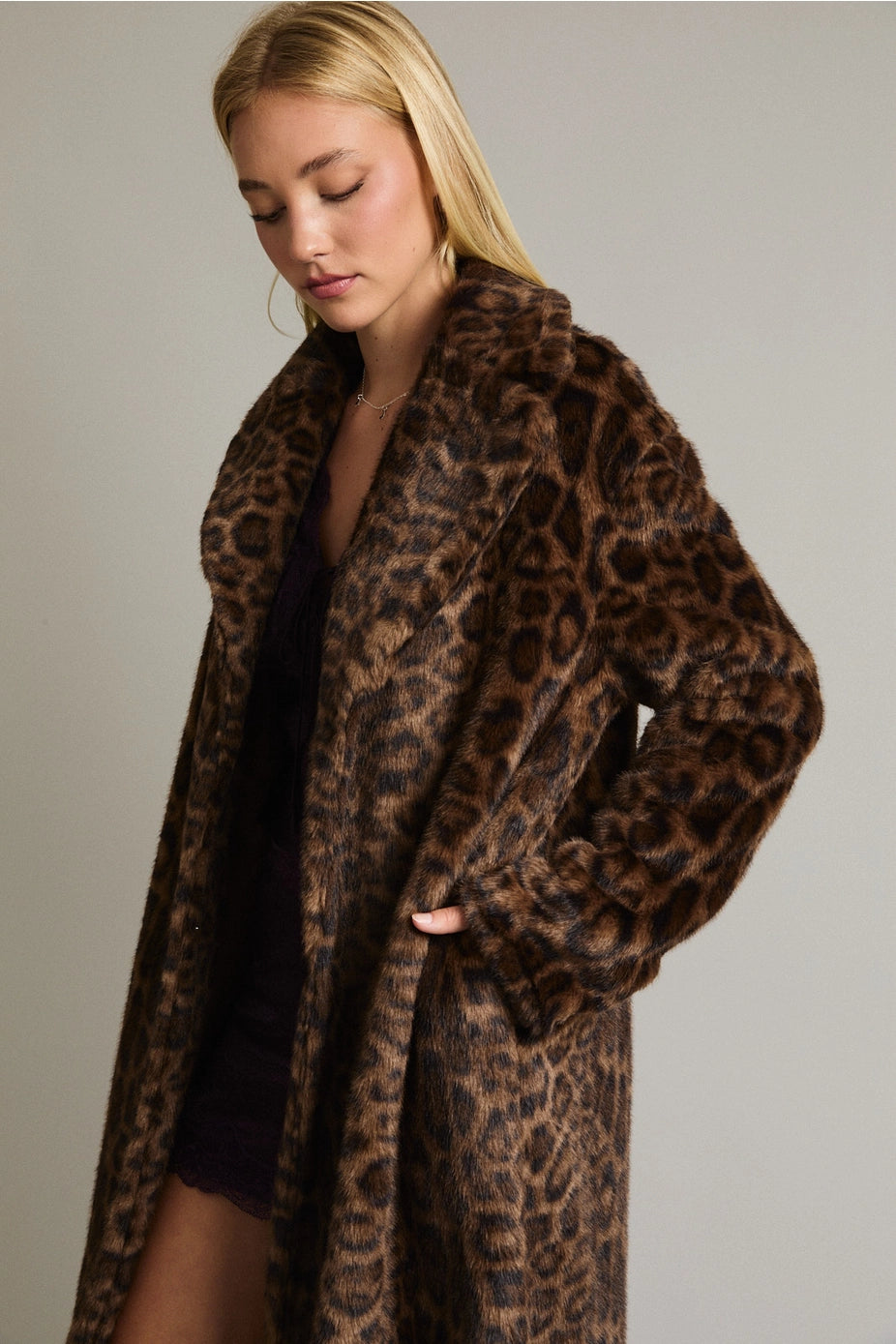 Faux Fur Coat