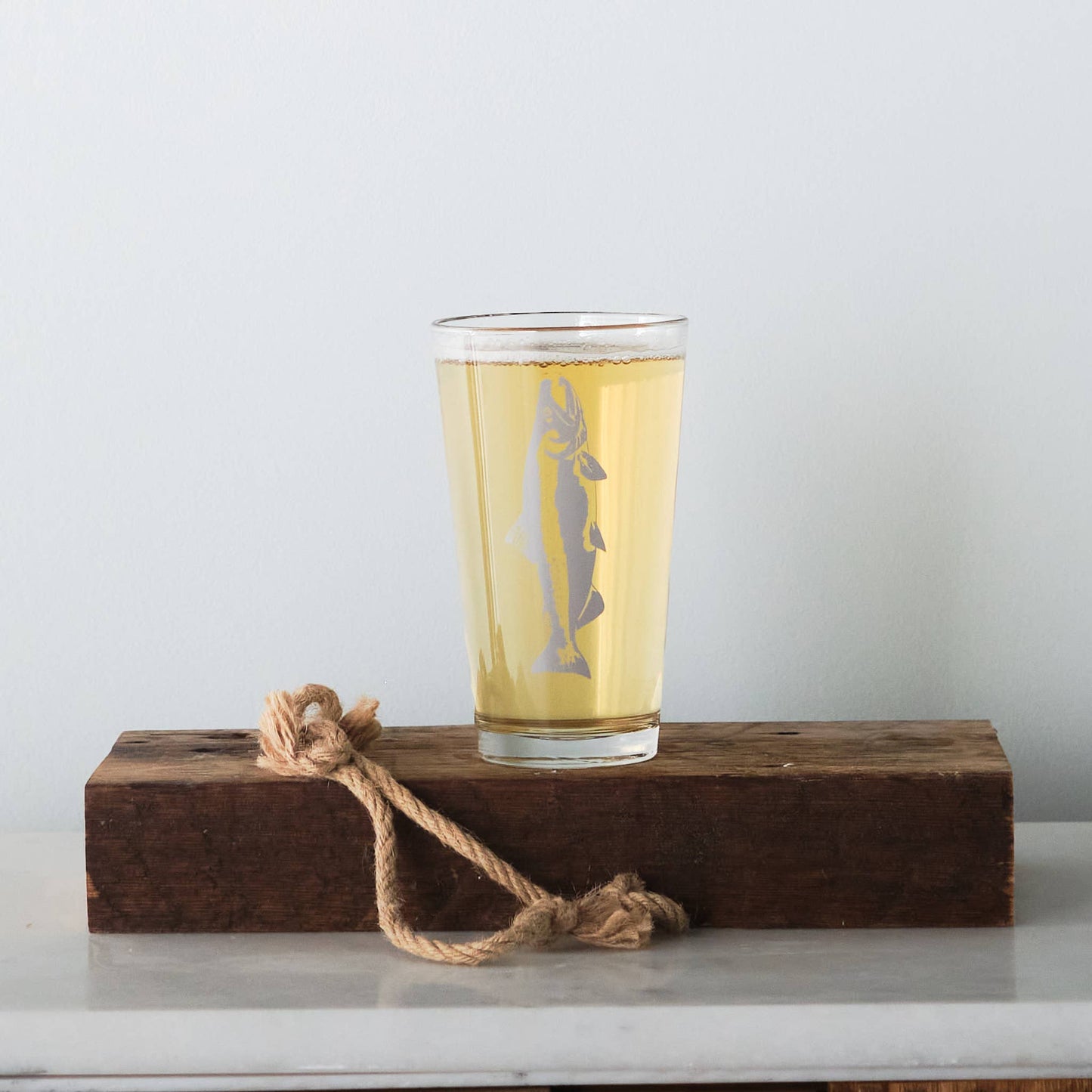 Gone Fishin' Pint Glass