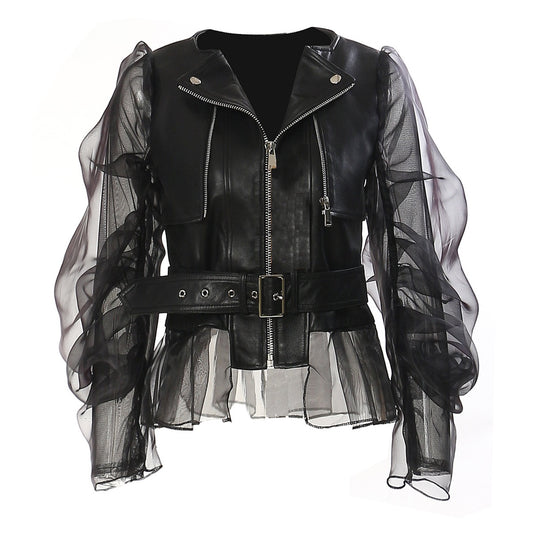 Mesh Biker Jacket