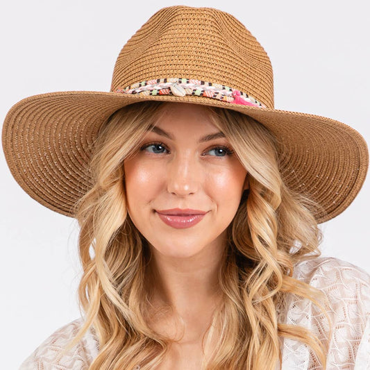 Taupe Boho Sun Hat