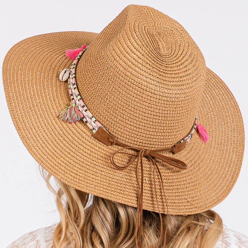 Taupe Boho Sun Hat