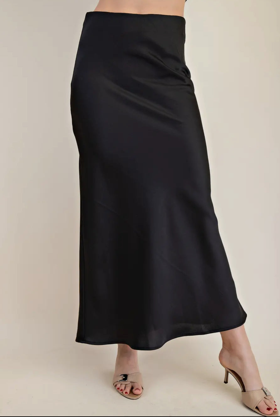 Black Midi Skirt