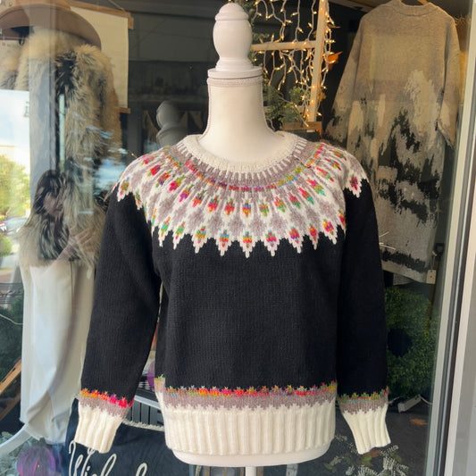 Colorful Knit Sweater