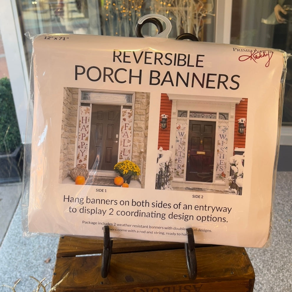 Seasonal Porch Banner