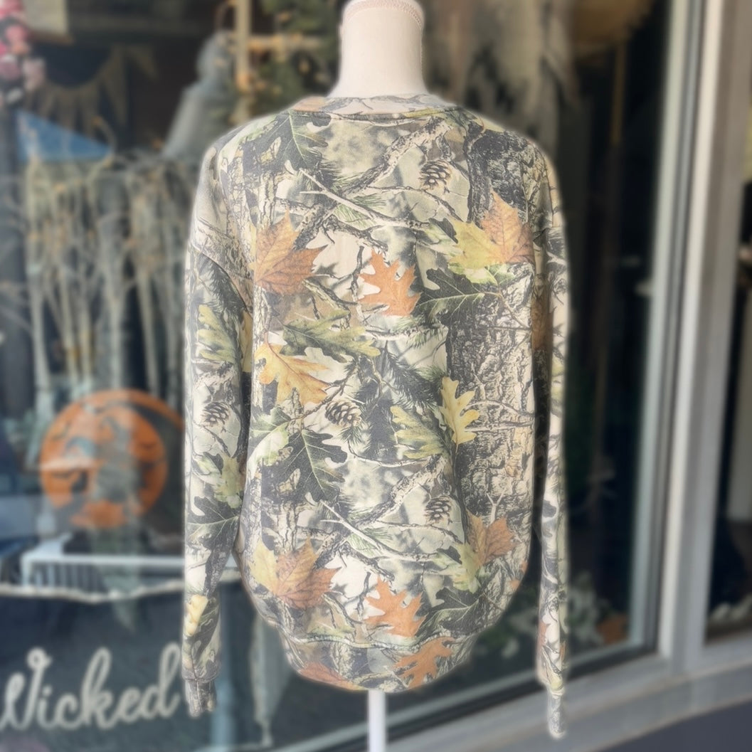 Mafia Vintage Woods Camo Crewneck