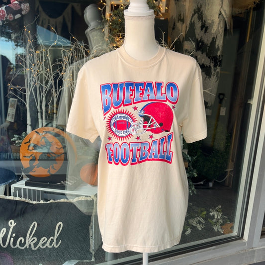Ivory Buffalo Football Tshirt