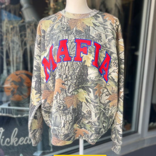Mafia Vintage Woods Camo Crewneck