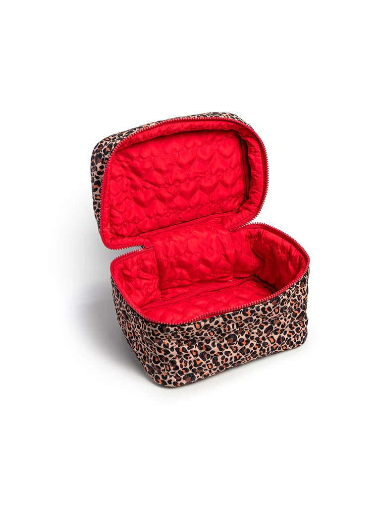 Cheetah Cosmetic Bag