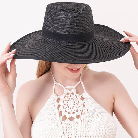 Black Band Sun Hat